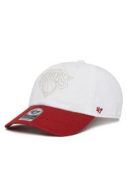 47 Brand Czapka z daszkiem NBA New York Knicks '47 x Tommy Hilfiger Courtside '47 Clean Up THCCU175GWL Biały. Białe czapki męskie 47 Brand, bez wzorów, z bawełny. Za 179.99 zł.