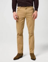 MESKIE SPODNIE WRANGLER TEXAS TIGERS EYE 112371695. Spodnie na co dzień męskie Wrangler, bez wzorów, z materiału. Za 219.99 zł.