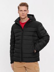 Tommy Hilfiger Kurtka przejściowa MW0MW33735 Czarny Regular Fit. Czarne kurtki męskie Tommy Hilfiger, m, bez wzorów, z syntetyku, bez ramiączek, bez kaptura. Za 1,199.00 zł.