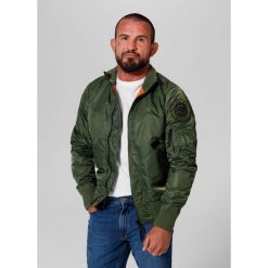 Kurtka przejściowa męska Pitbull Centurion II. Zielone kurtki męskie PITBULL, m, bez wzorów, casualowe, bez ramiączek, bez kaptura. Za 349.00 zł.