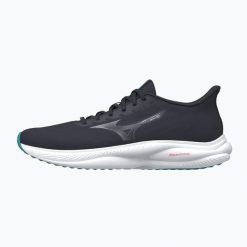 Buty do biegania męskie Mizuno Revolt 4 baritone blue/silver/capri bre. Niebieskie buty do biegania męskie Mizuno, bez wzorów, bez zapięcia, do biegania. Za 379.99 zł.