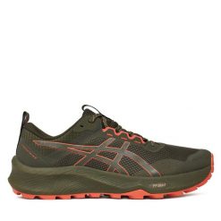 Buty do biegania Asics. Brązowe buty do biegania męskie Asics, bez wzorów, bez zapięcia, do biegania. Za 499.99 zł.
