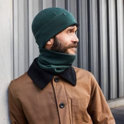 Czapka merino Weathergoods Sweden S/M zielona. Zielone czapki męskie WEATHER GOODS, bez wzorów, sportowe. Za 201.70 zł.