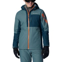 Płaska kurtka męska Columbia Timberturner II. Zielone kurtki narciarskie i snowboardowe męskie Columbia, m, bez wzorów, bez kaptura, narciarskie. W wyprzedaży za 849.00 zł.