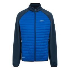 Męska Kurtka Hybrydowa Clumber. Niebieskie kurtki męskie Regatta, m, bez wzorów, z puchu, sportowe, bez ramiączek, bez kaptura. Za 193.99 zł.
