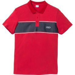 Shirt polo bonprix czerwony. Koszulki polo męskie marki bonprix. Za 44.99 zł.