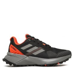 Buty do biegania adidas. Czarne buty do biegania męskie ADIDAS, bez wzorów, bez zapięcia, do biegania, adidas terrex. Za 369.99 zł.