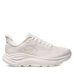 Buty do biegania Hoka. Białe buty do biegania męskie HOKA, bez wzorów, bez zapięcia, do biegania. Za 509.99 zł.