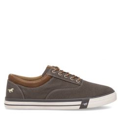 Trampki Mustang. Szare trampki męskie Mustang, bez wzorów, bez zapięcia. Za 229.99 zł.