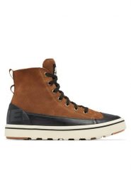 Sorel Trampki Cheyanne™ Metro II Sneak Wp 2048571242 Brązowy. Brązowe trampki męskie Sorel, bez wzorów, ze skóry, bez zapięcia. Za 439.99 zł.