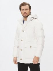 Tommy Hilfiger Kurtka puchowa Rockie MW0MW32779 Biały Regular Fit. Białe kurtki męskie Tommy Hilfiger, l, bez wzorów, z puchu, bez ramiączek, bez kaptura. Za 1,329.00 zł.