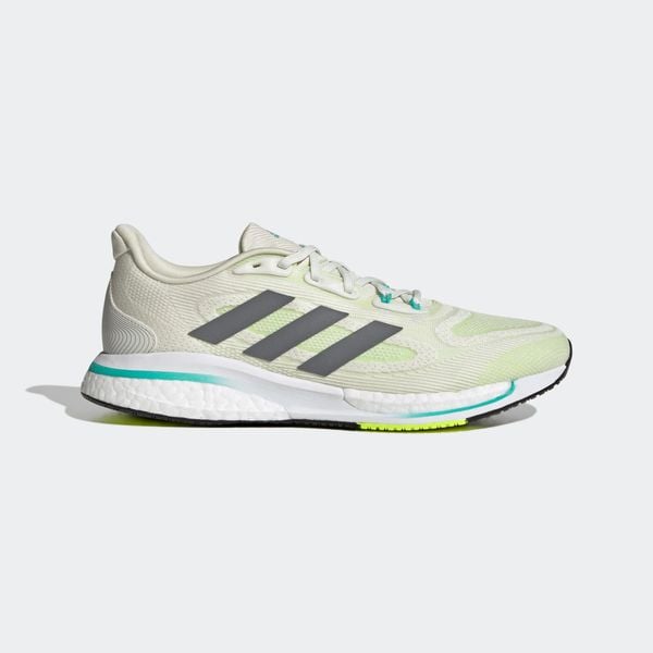 Buty do chodzenia męskie adidas SUPERNOVA +M. Szare buty do biegania męskie ADIDAS, bez wzorów, bez zapięcia, do biegania. Za 427.99 zł.