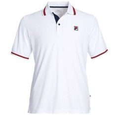Koszulka sportowa męska Fila Polo Piro. Białe koszulki polo męskie Fila, m, bez wzorów, z poliesteru, sportowe, bez kołnierzyka, bez ramiączek. Za 329.00 zł.