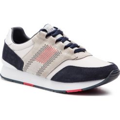 Sneakersy TOMMY HILFIGER - Corporate Material Mix Runner FM0FM02056 Diamond Grey 001. Buty sportowe na co dzień męskie marki Tommy Hilfiger. Za 399.00 zł.