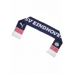 Szalik Essentials PSV Eindhoven PUMA Navy White Blue. Białe szaliki męskie Puma, bez wzorów, sportowe. Za 109.00 zł.