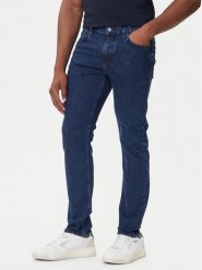 BOSS Jeansy Delaware 50544630 Granatowy Slim Fit. Niebieskie jeansy męskie Boss, bez wzorów, z bawełny. Za 309.99 zł.