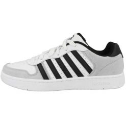 Buty do chodzenia męskie K-Swiss Court Palisades. Białe buty sportowe na co dzień męskie K-SWISS, m, bez wzorów, z gumy, bez ramiączek, bez kaptura, trekkingowe. Za 179.00 zł.