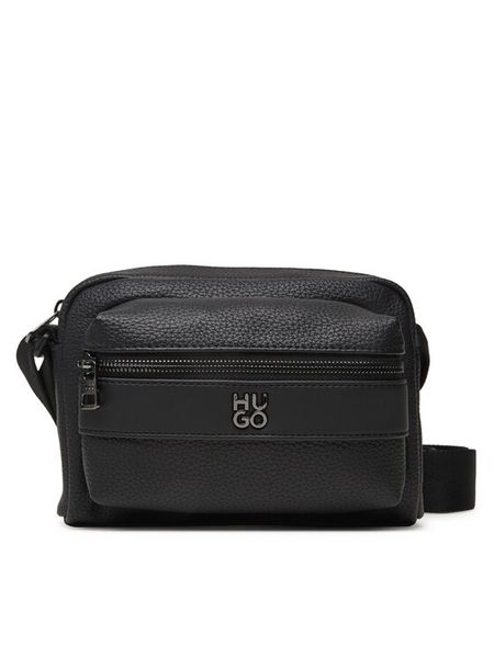 HUGO Saszetka Quantic 50547441 Czarny. Czarne saszetki męskie Hugo, bez wzorów, ze skóry. Za 439.99 zł.