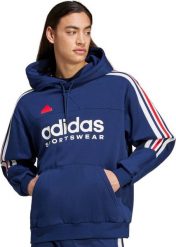 Bluza męska adidas House of Tiro Nations Pack Hoodie granatowa IY4530 M. Bluzy nierozpinane męskie ADIDAS, m, bez wzorów, bez ramiączek, bez kaptura. Za 246.99 zł.