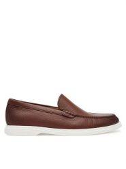 BOSS Mokasyny Sienne 50536173 Brązowy. Brązowe mokasyny męskie Boss, ze skóry, bez zapięcia. Za 589.99 zł.