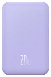Baseus Magnetic Mini 5000mAh 20W (fioletowy). Fioletowe powerbanki . Za 87.00 zł.