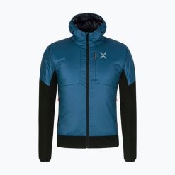 Kurtka męska Montura Enigma Hybrid. Niebieskie kurtki narciarskie i snowboardowe męskie MONTURA, na zimę, m, bez wzorów, bez kaptura, narciarskie. Za 789.99 zł.