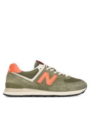 New Balance Sneakersy U574BGR Khaki. Brązowe buty sportowe na co dzień męskie New Balance, m, bez wzorów, ze skóry, bez ramiączek, bez kaptura. Za 449.00 zł.