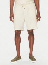 Guess Szorty sportowe M5GD41 KCRY0 Écru Regular Fit. Szorty sportowe męskie Guess, z aplikacjami, z syntetyku, sportowe. Za 239.99 zł.
