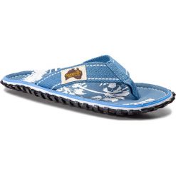 Japonki GUMBIES - Islander Light Blue Palm. Niebieskie klapki i japonki męskie Gumbies, bez wzorów, z materiału. W wyprzedaży za 89.00 zł.