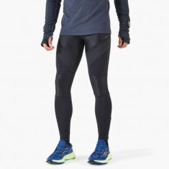 Legginsy do biegania męskie Kiprun Run 900 Compress. Legginsy męskie KIPRUN, m, bez wzorów, z materiału, do biegania. Za 189.99 zł.