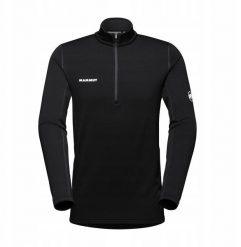 Bluza męska Mammut Aenergy ML Half Zip Pull - black. Czarne bluzy nierozpinane męskie Oakley, m, bez wzorów, bez ramiączek, bez kaptura. Za 559.97 zł.
