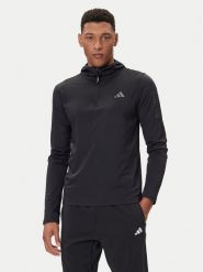 Adidas Bluza techniczna Own The Run Winterized JN6378 Czarny Slim Fit. Czarne bluzy nierozpinane męskie ADIDAS, m, bez wzorów, z syntetyku, sportowe, bez ramiączek, bez kaptura. Za 249.99 zł.