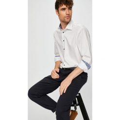 Tommy Hilfiger Tailored - Koszula. Szare koszule męskie Tommy Hilfiger Tailored, z bawełny, z klasycznym kołnierzykiem, z długim rękawem. Za 269.90 zł.