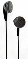 Maxell słuchawki przewodowe douszne Jack 3,5mm czarny EB-98. Czarne słuchawki douszne NoName. Za 19.94 zł.