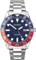Zegarek Sekonda Zegarek męski Sekonda 30196 srebrny. Szare zegarki męskie Sekonda, srebrne. Za 260.00 zł.