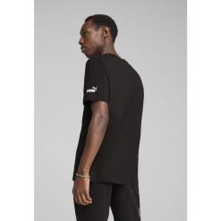 Męska koszulka z grafiką PUMA Sport PUMA Black. Czarne t-shirty sportowe męskie Puma, l, bez wzorów, z gumy, sportowe, bez ramiączek. Za 83.00 zł.