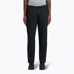 Spodnie treningowe męskie Reebok ID Train Woven. Czarne spodnie dresowe męskie Reebok, bez wzorów. W wyprzedaży za 156.35 zł.