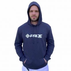 Bluza z kapturem Pride Racing Logo Heather Asphalt. Niebieskie bluzy nierozpinane męskie PRIDE RACING, m, bez wzorów, z bawełny, z kapturem. W wyprzedaży za 226.50 zł.