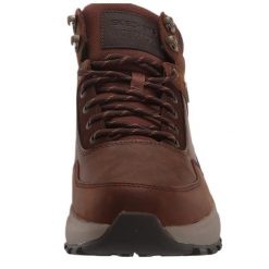 Buty trekkingowe Męskie Skechers. Brązowe buty trekkingowe męskie Skechers, bez wzorów, bez zapięcia, trekkingowe, skechers sport. Za 387.99 zł.