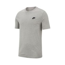 KOSZULKA męska NIKE bawełniana sportowa szara t-shirt basic. Czarne t-shirty sportowe męskie Nike, m, bez wzorów, z bawełny, sportowe, bez ramiączek. Za 119.00 zł.
