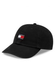 Tommy Jeans Czapka z daszkiem Heritage AM0AM12020 Czarny. Czarne czapki męskie Tommy Jeans, bez wzorów, z bawełny. Za 99.99 zł.