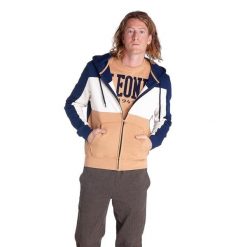 Męska bluza z kapturem i zamkiem błyskawicznym na całej długości Earth Tones. Niebieskie bluzy z kapturem męskie LEONE 1947 APPAREL, l, bez wzorów, z tkaniny, z kapturem. W wyprzedaży za 210.70 zł.