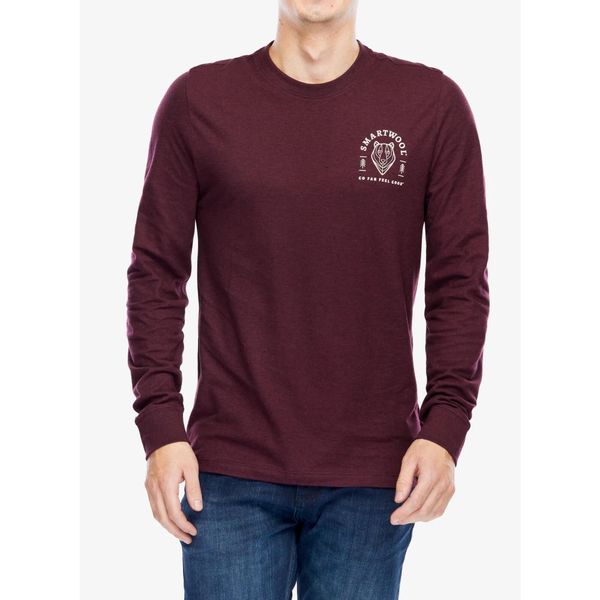 Bluza bez kaptura męska Smartwool Bear Stare Graphic Long Sleeve Tee. Fioletowe bluzy nierozpinane męskie Smartwool, m, bez wzorów, retro, bez ramiączek, bez kaptura. W wyprzedaży za 321.20 zł.