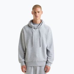 Bluza Diadora Hoodie Athletic Logo. Szare bluzy nierozpinane męskie Diadora, m, bez wzorów, bez ramiączek, bez kaptura. Za 169.99 zł.