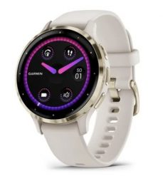Garmin Venu 3s jasnozłota ramka z paskiem w kolorze ivory. Żółte zegarki sportowe Garmin. Za 1,649.00 zł.
