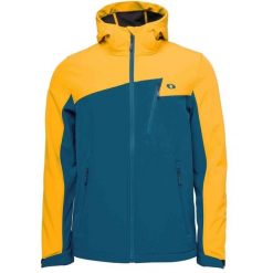 Męska kurtka softshell Loap Lurad żółta. Brązowe kurtki softshell męskie LOOP, m, bez wzorów, z softshellu, bez kaptura, trekkingowe. Za 330.99 zł.