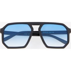 Niebieskie okulary przeciwsłoneczne - Czarny. Okulary przeciwsłoneczne męskie Reserved. Za 59.99 zł.