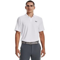 Koszulka polo męska Under Armour Matchplay Polo. Białe koszulki polo męskie Under Armour, m, bez wzorów, bez kołnierzyka, bez ramiączek. Za 149.99 zł.