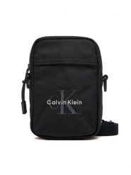 Calvin Klein Saszetka Bold Logo Nylon Slim Reporter LV04D3231G Czarny. Czarne saszetki męskie Calvin Klein, bez wzorów, z materiału. Za 249.99 zł.