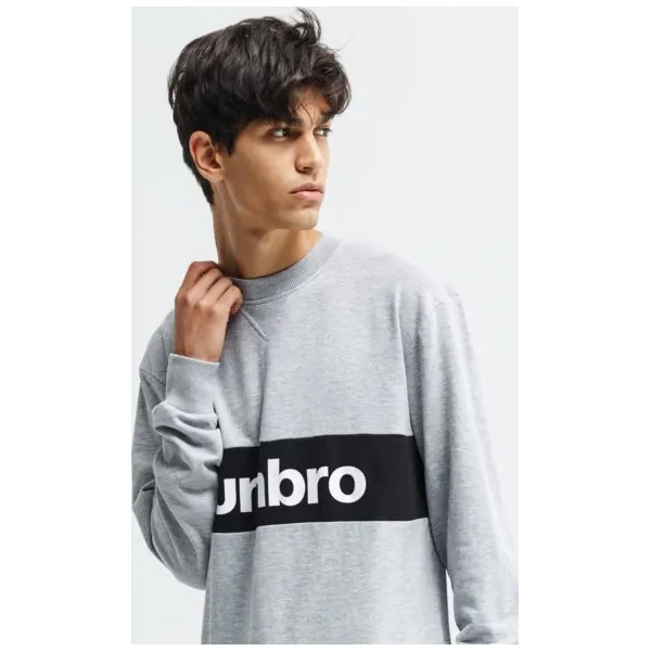 Umbro Bluza Branded Panelled , szary, rozmiar L. Szare bluzy nierozpinane męskie Umbro, l, bez wzorów, z bawełny, bez ramiączek, bez kaptura. W wyprzedaży za 103.99 zł.